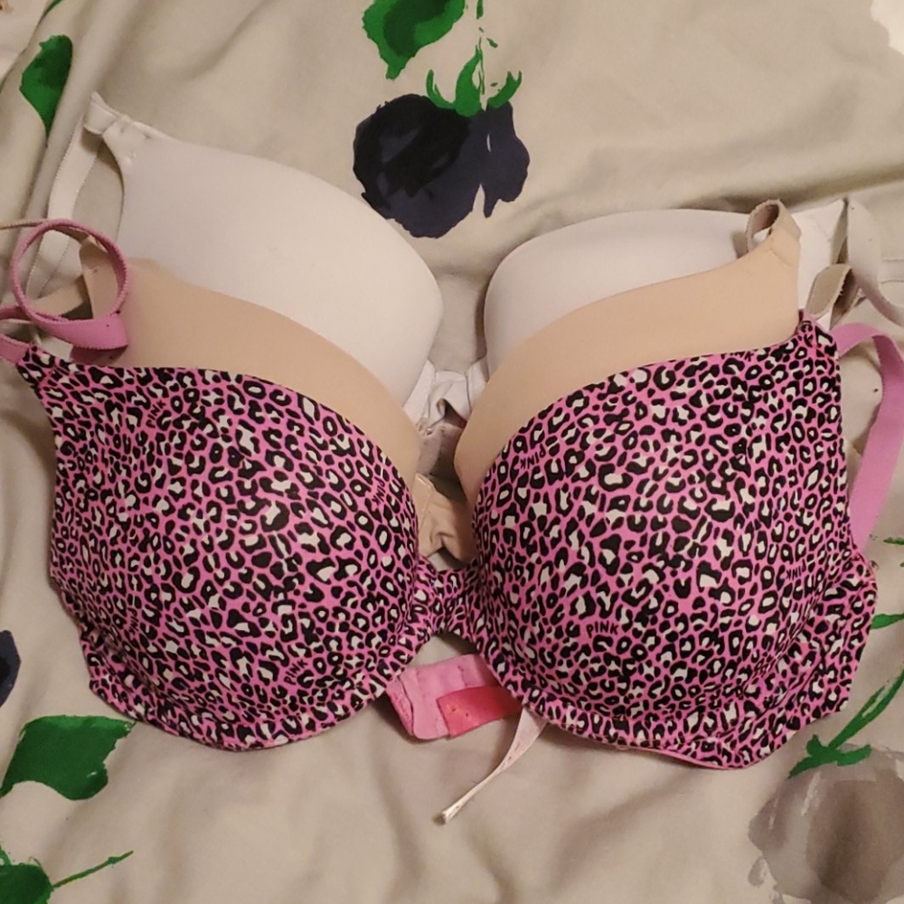 Used vs pink bras